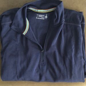 Smartwool long sleeve 1/2 zipper up - men’s medium